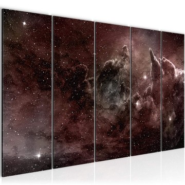 Canvas 5 luik schilderij universe 2 220 x 80 cm 612455