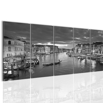 Canvas 5 luik schilderij venetie4 220 x 80 cm 604312 0