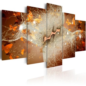 Canvas 5 luik schilderij vilders 4 240 x 112 cm hb 0050 bm