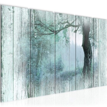 Canvas 5 luik schilderij vintage natuur 2 220 x 80 cm 606455