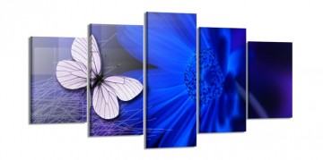 Vlinder Bloemen 200 x 100 cm