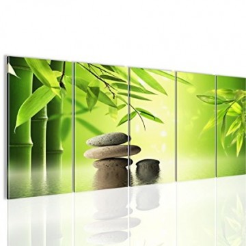 Canvas 5 luik schilderij z ontspanning 1 220 x 80 cm 501912