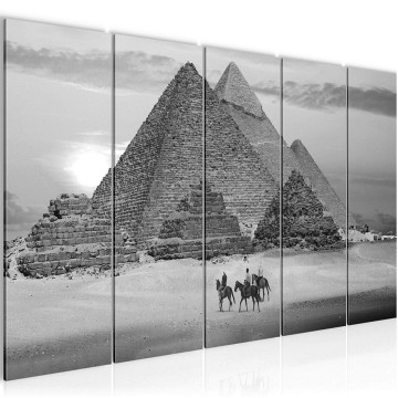 Canvas 5 luik schilderij zz egypte 3 220 x 80 cm 601855