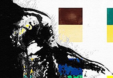 Canvas schilderij 3 luik banksy   monkey2 130 x 80 cm wwwuwhuisinrichtingnl