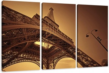 Canvas schilderij 3 luik eiffeltoren parijs 160 x 90 cm 1048