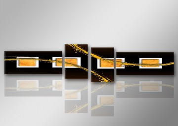 Abstract Bruin 145 x 30 cm