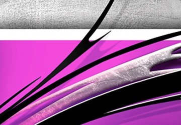 Canvas schilderij 4 luik abstract paars 3 200 x 90 cm 020101  167