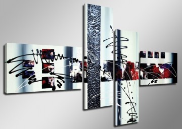 Abstract Wit 160 x 70 cm