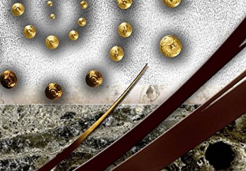 Canvas schilderij 4 luik abstract wit 2 200 x 90 cm 051432