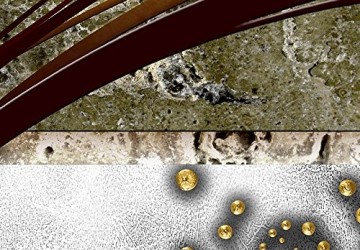 Canvas schilderij 4 luik abstract wit 3 200 x 90 cm 051432