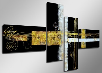 Abstract Zwart 160 x 70 cm