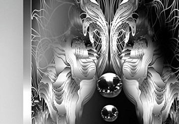 Canvas schilderij 4 luik abstract zwart 2 200 x 90 cm a a 0057