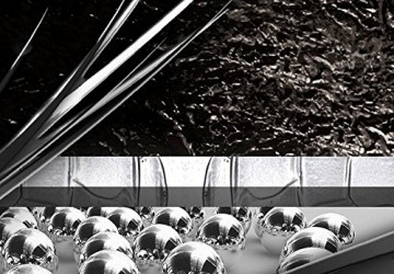 Canvas schilderij 4 luik abstract zwart 3 200 x 90 cm 51482