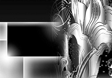 Canvas schilderij 4 luik abstract zwart 8 200 x 90 cm a a 0057