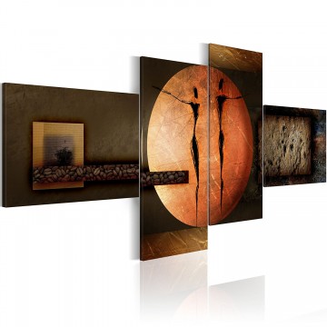 Canvas schilderij 4 luik dans 1 200 x 90 cm 051411