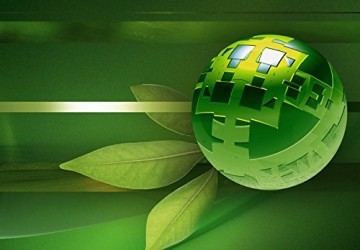 Canvas schilderij 4 luik groen blad 2 200 x 90 cm 020101 36