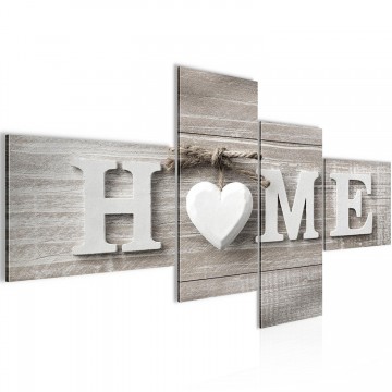 Canvas schilderij 4 luik home 1 200 x 100 cm 80194p