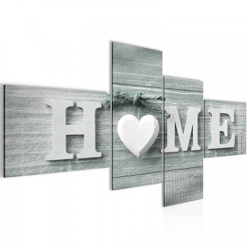 Canvas schilderij 4 luik home 3 200 x 100 cm 80194p