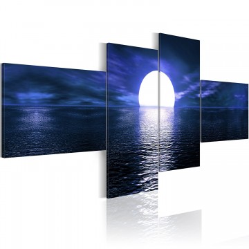 Canvas schilderij 4 luik sunset 1 200 x 90 cm 030212  78