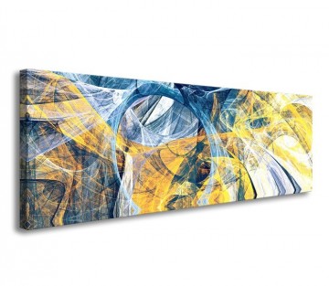 Canvas schilderij abstract 120 x 40 cm 5750