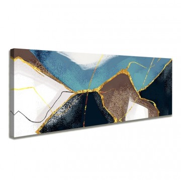 Canvas schilderij abstract 120 x 40 cm 5753