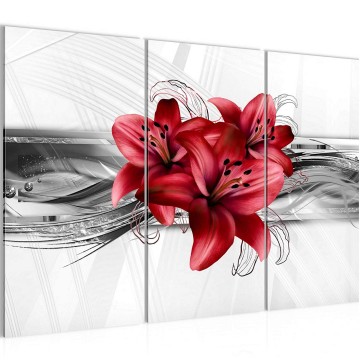 Canvas schilderij abstract 18 130 x 80 cm 008731