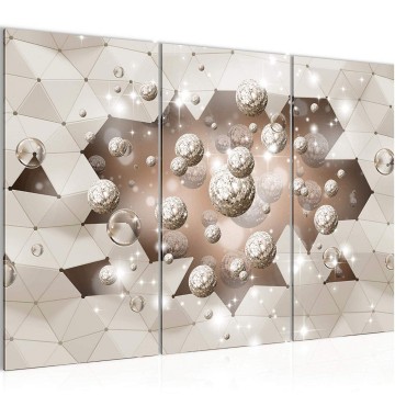 Canvas schilderij abstract 22 130 x 80 cm 016731