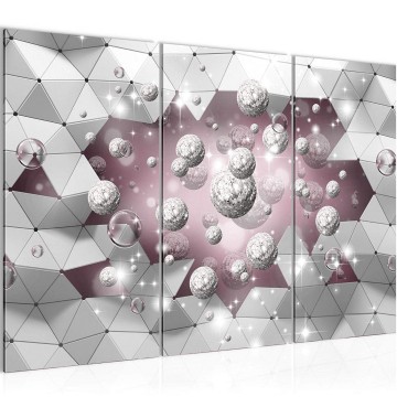 Canvas schilderij abstract 23 130 x 80 cm 016731