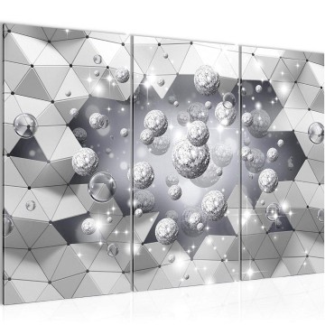 Canvas schilderij abstract 24 130 x 80 cm 016731