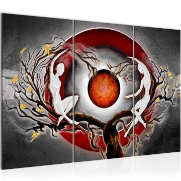 Canvas schilderij abstract 29 130 x 80 cm 301031