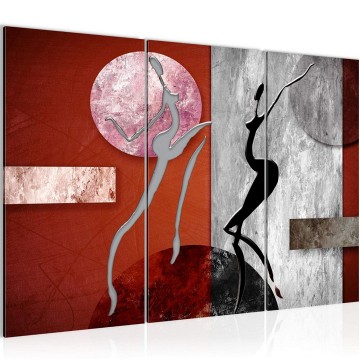 Canvas schilderij abstract 36 130 x 80 cm 301131