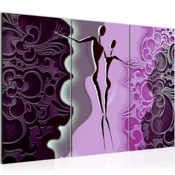 Canvas schilderij abstract 41 130 x 80 cm 301531