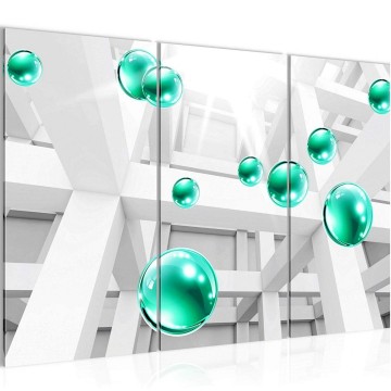 Canvas schilderij abstract 45 130 x 80 cm 014331