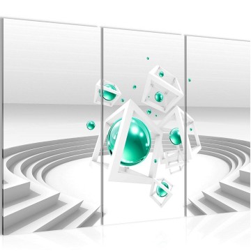 Canvas schilderij abstract 47 130 x 80 cm 010931