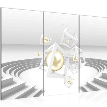 Canvas schilderij abstract 48 130 x 80 cm 010931