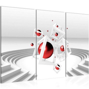 Canvas schilderij abstract 49 130 x 80 cm 010931