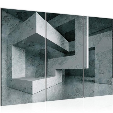 Canvas schilderij abstract 57 130 x 80 cm 506231