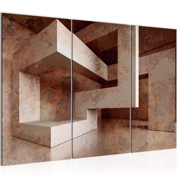 Canvas schilderij abstract 58 130 x 80 cm 506231