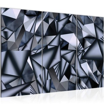 Canvas schilderij abstract 60 130 x 80 cm 506431