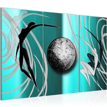 Canvas schilderij abstract 66 130 x 80 cm 303131