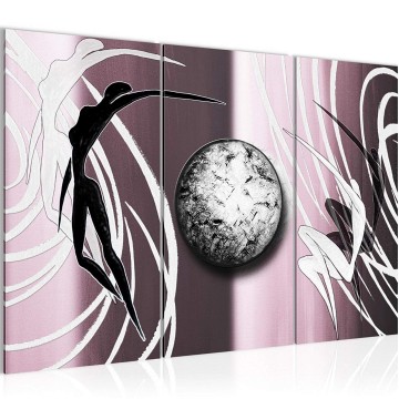 Canvas schilderij abstract 67 130 x 80 cm 303131