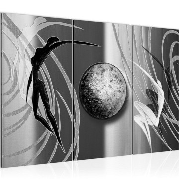 Canvas schilderij abstract 70 130 x 80 cm 300631