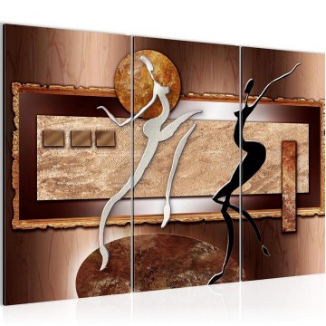 Canvas schilderij abstract 77 130 x 80 cm 302431