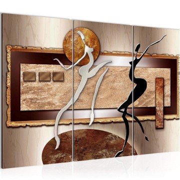 Canvas schilderij abstract 78 130 x 80 cm 302431