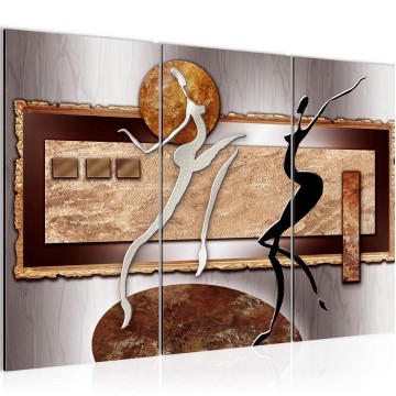 Canvas schilderij abstract 79 130 x 80 cm 302431