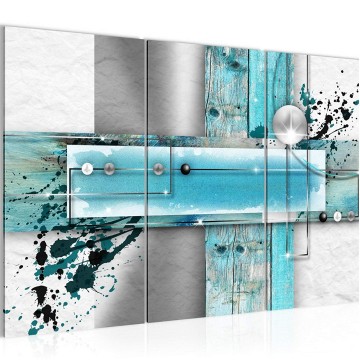 Canvas schilderij abstract 84 130 x 80 cm 107831