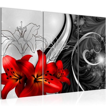 Canvas schilderij abstract 9 130 x 80 cm 208431