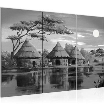Canvas schilderij afrika masai 6 130 x 80 cm 000031