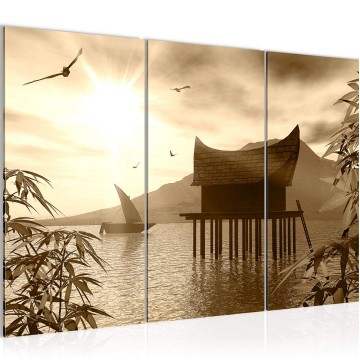 Canvas schilderij azie 1 130 x 80 cm 500031