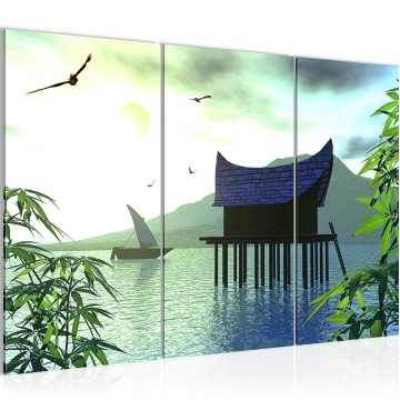 Canvas schilderij azie 2 130 x 80 cm 500031